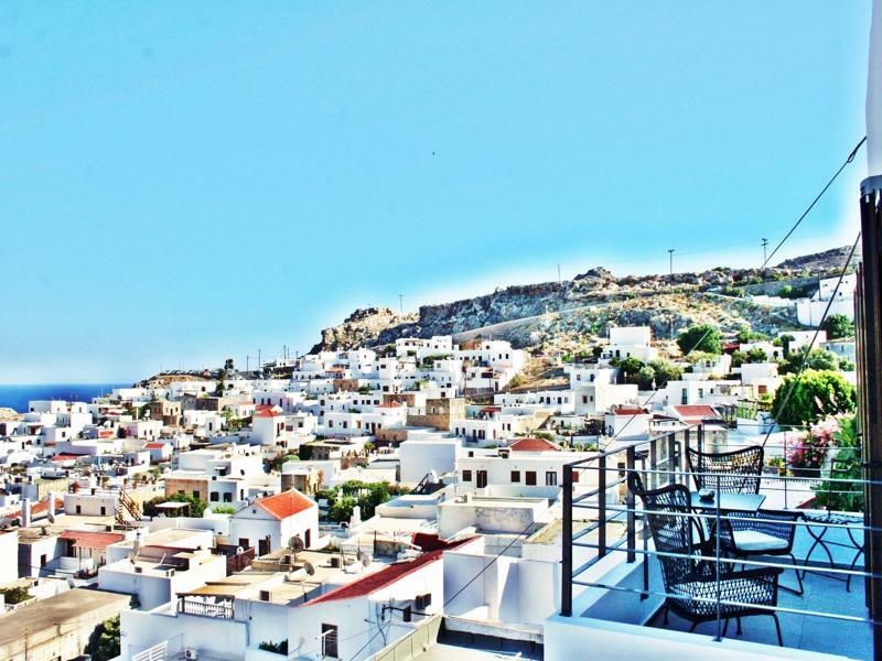 Ferienwohnung Lindos Beauty Exterior foto